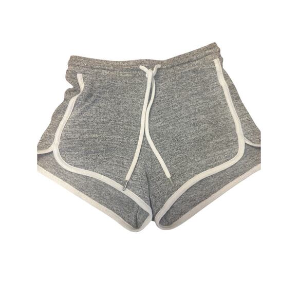 WIlfred Free Lounge Gym Shorts Gray w White Trim Womens XXS - Picture 1 of 5